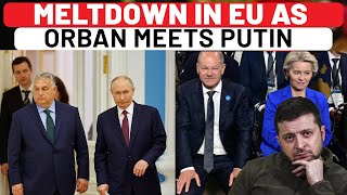 As Orban Meets Putin For Ukraine ‘Peace’ Mission EU Leaders Blast NATO Nation PM ‘No Mandate To…’ [upl. by Guido677]