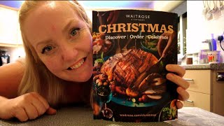 Waitrose Crimbo Food Brochure ASMR unintentionalasmr pageturningasmr lofiasmr [upl. by Watters976]