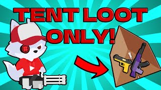 TENT LOOT ONLY CHALLENGE  Super Animal Royale [upl. by Mireille]