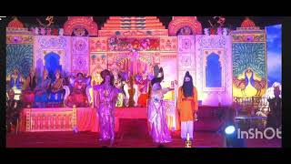 Shiv dhanush Leela  Garhwali Ramleela manchan Rishikesh  शिव धनुष लीला ।। Ramleela manchan 2024 [upl. by Kahl]