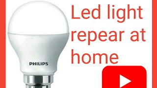 Led light repear at home experiment PG electrical video [upl. by Aihsotal]