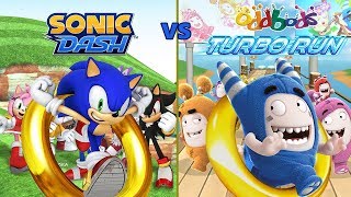 Sonic Dash  SONIC VS TAILS VS KNUCKLES VS AMY Ep 1 [upl. by Aihseuqal]