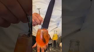 How to make Aperol Spritz perfectly 🍹 😲 🎥 taliaxpi [upl. by Arak]