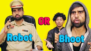 Robot Aor Bhoot 🤖👻😱😂 part 2  Mohit Pandey shorts trending explore [upl. by Legnaros]