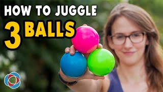 Learn to JUGGLE 3 BALLS  Beginner Tutorial [upl. by Urban843]