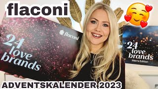 flaconi Love Brands Adventskalender 2023  Unboxing amp MEGA VERLOSUNG 🤩 [upl. by Winters]