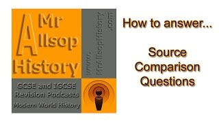 GCSE History source paper tips  how to compare sources revision [upl. by Alokin567]