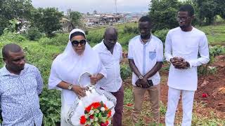 WATCH THIS TILL THE END NANA YAA SWEARS AT THE CEMETERY [upl. by Bish]