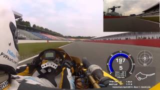 Superkart  Hockenheim Ring  April 2014  Race 1 [upl. by Yessydo]