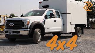 2018 Ford F550 with Arbortech Chip Body for Sale by Work Truck Direct [upl. by Hooke]