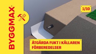 Åtgärda fukt i källaren del 1 förberedelser [upl. by Faustina]