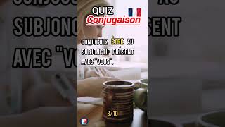 QUIZ conjugaison Partie I conjugaisonfrançais conjugaison verbesfrançais [upl. by Fitting]