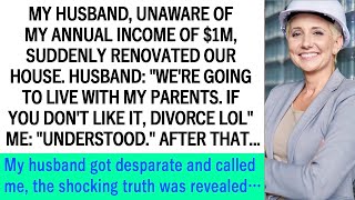 【Compilation】My husband unaware I earn 1M said Live with my parents or divorce lol [upl. by Arri]