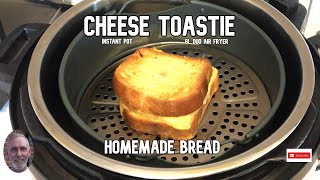 INSTANT POT 8L DUO  CRISP AIR FRYER CHEESE TOASTIE [upl. by Oileduab]