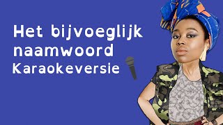 Karaokeversie  Het bijvoeglijk naamwoord Ntjam Rosie  De Liedjeskast [upl. by Dearden]