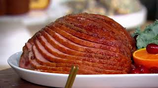 Smithfield 45lb Fully Cooked Boneless Spiral Ham w Glaze on QVC [upl. by Nnaylrebmik433]