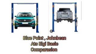 Hydraulic Lift Comparison 9908348899 Two Post Lift Bluepoint Vs Elgi 4 ton capacity [upl. by Hairaza209]