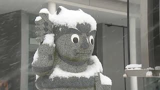 Temporal de nieve en Japón [upl. by Sirdi239]