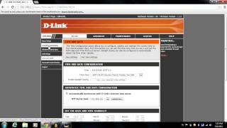 Dlink DIR600L Wifi Router User Interface [upl. by Kirk]