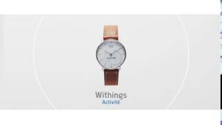 Withings Activité  Stílhreint snjallúr með hreyfi og svefnmæli [upl. by Ydniahs]