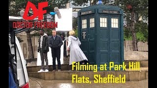 DOCTOR WHO NEWS  Filming At Park Hill Flats Sheffield [upl. by Rafferty]