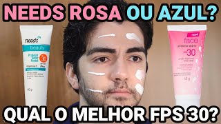 NEEDS FPS 30 ROSA OU AZUL Protetor solar facial needs antipoluição FPS 30 [upl. by Andrej]