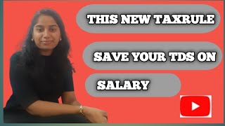 This New Tax Rule Can Save your TDS On SALARY 192B incometaxreturn salaryincrease TCS taxgaming [upl. by Atteuqahs532]