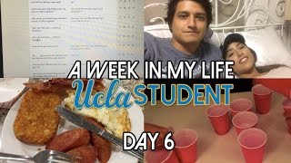 A WEEK IN MY LIFE UCLA STUDENT Day 6 Party Studying and amazing breakfast [upl. by Dombrowski59]