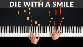 Die With A Smile  Lady Gaga amp Bruno Mars  Tutorial of my Piano Cover [upl. by Gothurd]