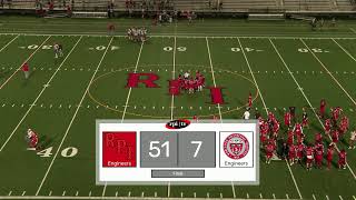 RPI Football vs WPI [upl. by Hayarahs679]