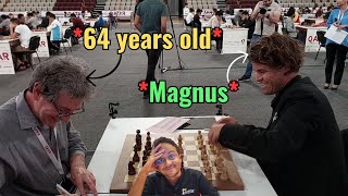 Respect 64yearold Gregory Kaidanov takes on Magnus Carlsen  Qatar Masters 2023 [upl. by Aicilaanna]