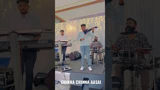 Chinna chinna aasai violin cover Ft Jyothiss [upl. by Ahsead]