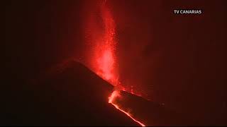 LIVE Nearly one week later Canary Islands volcano still rages [upl. by Enitsuj]