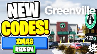 NEW ALL WORKING CODES FOR Greenville IN DECEMBER 2023 ROBLOX Greenville CODES [upl. by Ydnac962]