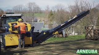 Uniforest Sägespaltautomat TITAN 4320  Forstarbeit im Erzgebirge  Arneuba Landtechnik [upl. by Taka]