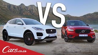 Jaguar EPace vs Volvo XC40  Review amp Comparison [upl. by Ardnahs]