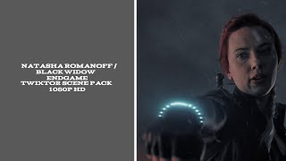 Natasha Romanoff  Black Widow Avengers Endgame  Twixtor Scene Pack 1080p HD [upl. by Najar720]