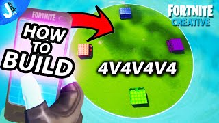 How To Build a ZONE WARS 4V4V4V4 Map  GO GOATED ZONE WARS  Fortnite Creative  DETAILED Tutorial [upl. by Vita365]