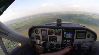 Coupled approach with Avidyne IFD550 in a Cardinal RG [upl. by Loy]