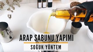 Atık Yağdan Kızartma Yağı Arap Sabunu Nasıl Yapılır Soğuk Yöntem Jardin Naturel [upl. by Aleina]