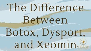 The Difference Between Botox Dysport and Xeomin [upl. by Earahc83]