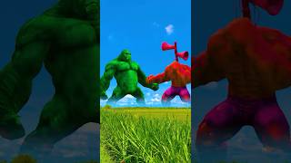 hulk and king kong fuse to destroy siren head hulk and save iron manshorts [upl. by Nyla270]