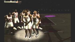 2004 CHICAGO BULLS PLAYER INTRODUCTIONS NBA LIVE 2004 [upl. by Asli]