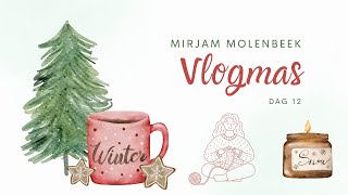 Vlogmas Dag 12  Online kerstborrel amp Wat ik in januari aan het breien was [upl. by Ylrebmik420]