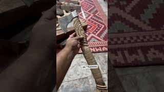 Handmade Viking Warriors Axe Handcrafted with Valhallas Fury with Norse Etchingsquot vikings [upl. by Lavine27]