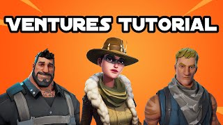 Fortnite Ventures Tutorial Grind Cycle And Loadouts [upl. by Imerej]