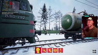 AM ARS LOCOMOTIVA SI MA FUGARIT URSU  Trans Siberian Railway Simulator Ep5 [upl. by Eyllek]