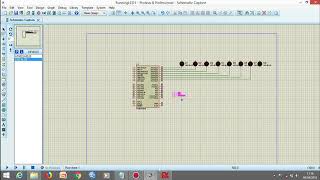 CARA MEMBUAT LAMPU BERJALAN RUNNING LED DENGAN PROTEUS 8 DAN CODE VISION AVR [upl. by Felicity]