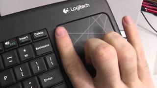 k400 Logitech Wireless Touch Keyboard Unboxing [upl. by Bloem]