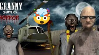 I AM BACK TO VIOCE OVER  ON GRANNY GAMEPLAY  ESCAPE HELICOPTER 🚁 [upl. by Shalne]